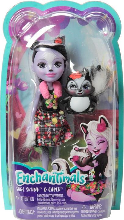 Image du produit Enchantimals Sage Moufette & Caper - Mini Poupée - 4 ans et +