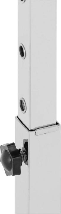 Actual product image Steinberg Instrument Trolley - 4 wheels - 60 x 40 cm - height adjustable - stainless steel / rubber