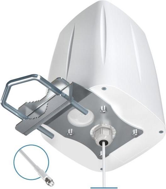 Image du produit Quwireless AOLS1 - QuOmni LTE SISO - Antenne omnidirectionnelle multibande LTE SISO, 5m cable, SMA