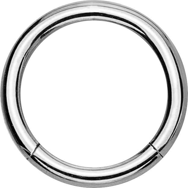 Produktbild Star Piercing Steriler Micro Segmentring klappbar silber (Titan G23, ohne Messing)