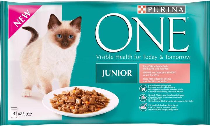 Image du produit Purina ONE Junior (Junior, 4 pcs, 85 g)