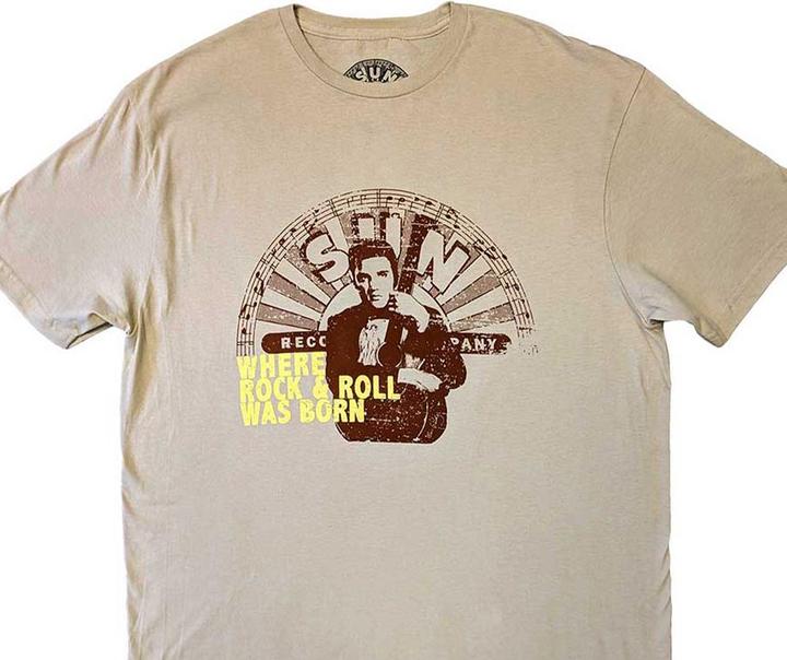 Actual product image Elvis Unisex Adult Where R&R Was Born Sun Records T-Shirt (XL)