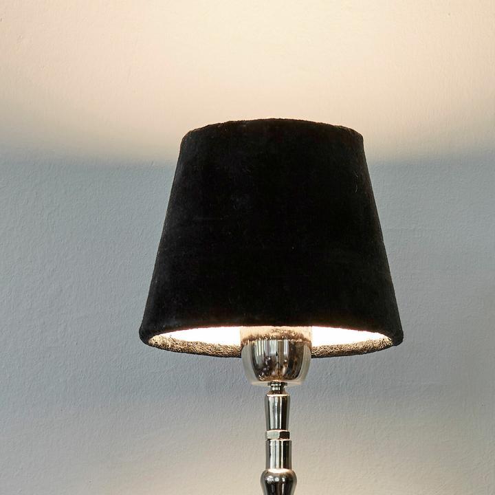 Actual product image Loberon Lampshade Mitters velvet black
