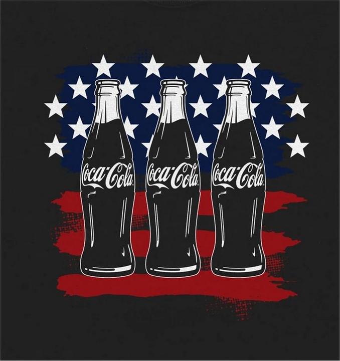 Immagine prodotto Coca Cola American Maglietta Bottiglia Adulto Unisex (S)