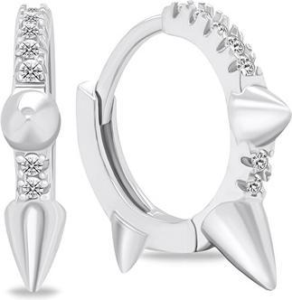 Image du produit Brilio Silver - Boucles d'oreilles originales en argent avec pointes EA685W