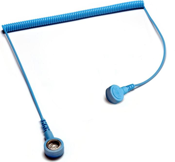 Actual product image Weller Erem Earth cable for ESD tester Blue