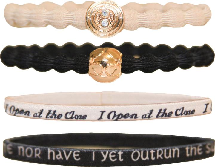 Actual product image Harry Potter Time Turner hairband set 4-pack (Hair tie, Emblazonments)
