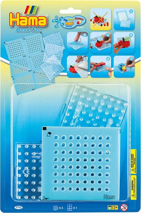 Actual product image Hama Perlen Bead-Tac Strijkkralenbordjes Maxi, 3st.