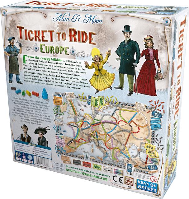 Produktbild Asmodée Ticket to Ride: Europe (Englisch)