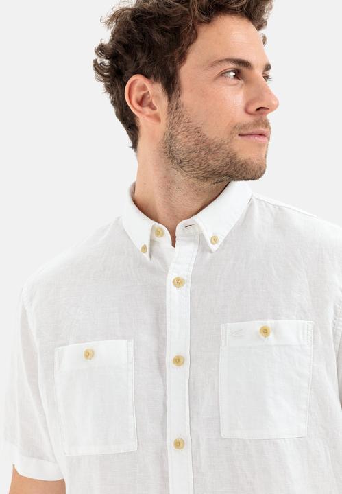 Produktbild Camel Active Sommerliches Kurzarmhemd aus einem Baumwoll-Leinenmix (3XL)