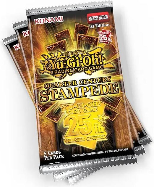 Image du produit Yu-Gi-Oh Quarter Century Stampede Booster Box EN (Anglais, Affichage du booster)
