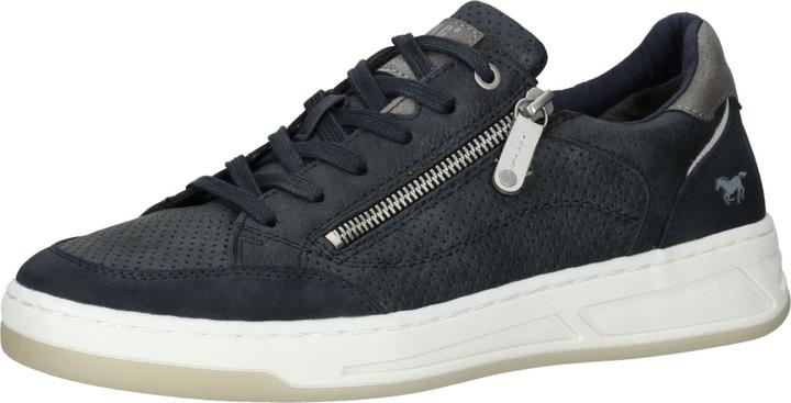 Mustang Dieser modische Low Sneaker von aus Kunstleder und Textil ist der perfekte Alltagsbegleiter.