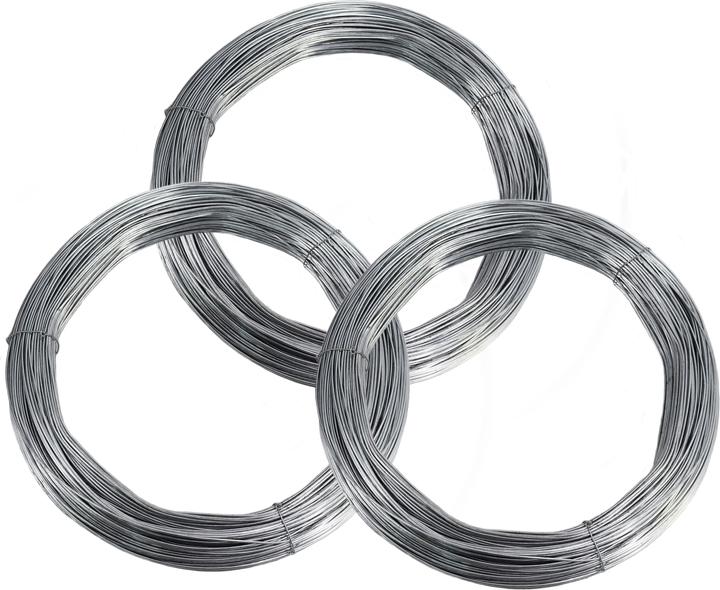 Actual product image Aquagart 375m Spanndraht 3,0mm für Wildzaun Forstzaun Weidezaun Knotengeflecht