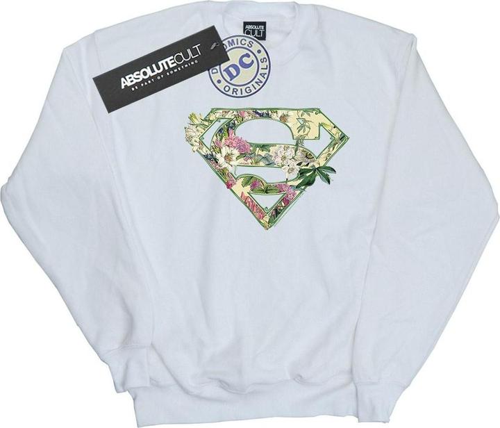 Image du produit - Sweat SUPERGIRL FLORAL SHIELD - Fille (140, 146)