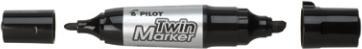 Produktbild Pilot Permanent-Marker "Twin Marker Jumbo", schwarz (Schwarz, 7 mm, 1 x)