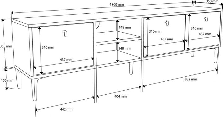 Produktbild Kalune Design Vision (180 x 45.5 x 35 cm)