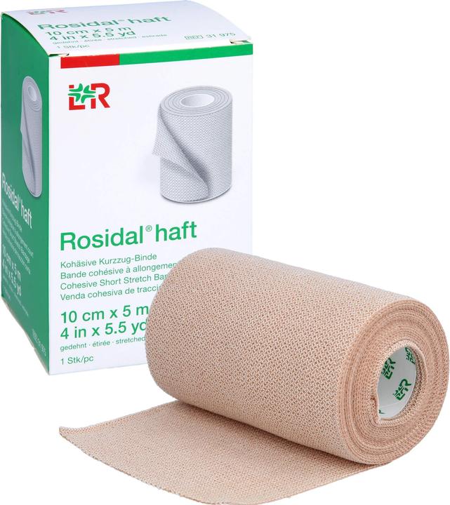 Actual product image Lohmann & Rauscher haft kohäsive Kurzzugbinde 10cmx5m