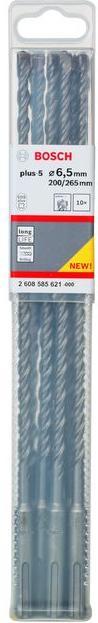 Produktbild Bosch Professional Zubehör Hammerbohrer SDS plus-5, 6,5 x 200 x 265 mm, 10er-Pack (6.5 mm)
