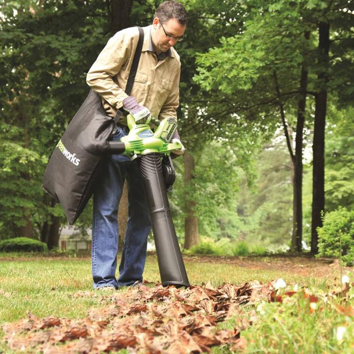 Actual product image Greenworks GD40BV (Rechargeable battery operated, Vacuum cleaners & blowers, Leaf blower, Leaf vacuums)