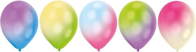 Produktbild Amscan LED Ballons Farbwechselnd - leuchtende Luftballons (5 x)