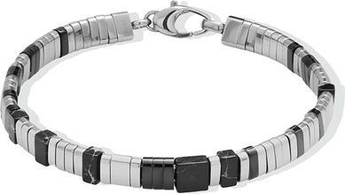 Produktbild Liu Jo Beaded Bracelet For Men With Onyx Mlj578
