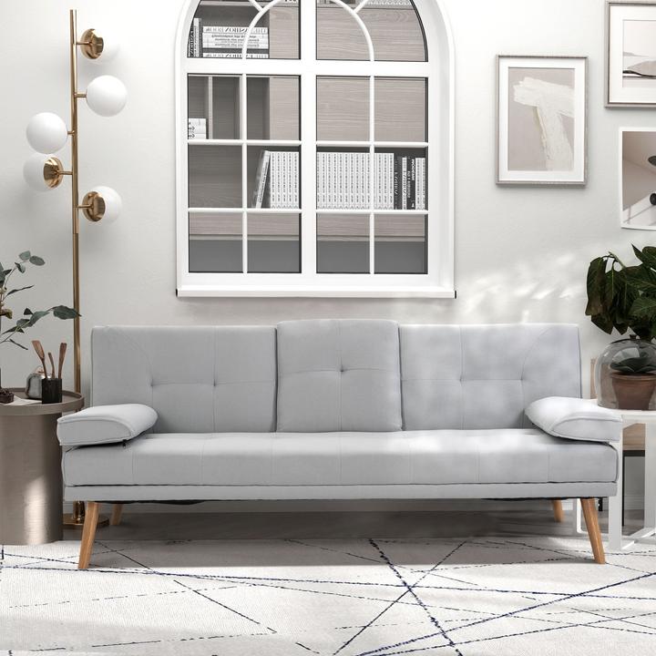 Produktbild Outsunny Schlafsofa (3-Sitzer, Sofabezug)