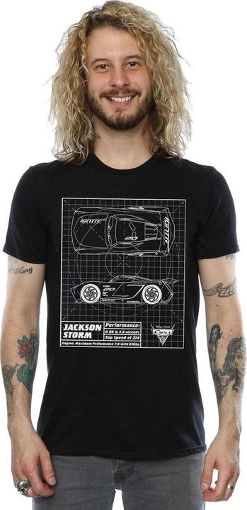 Produktbild Disney Cars Jackson Storm Blueprint TShirt (L)