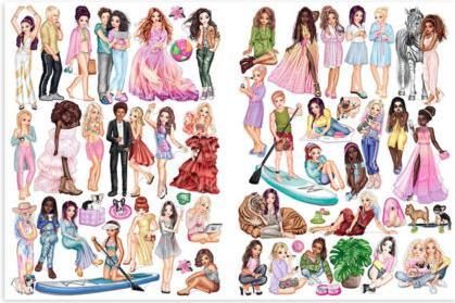 Immagine prodotto Depesche TOPModel Stickerworld 145 adesivi