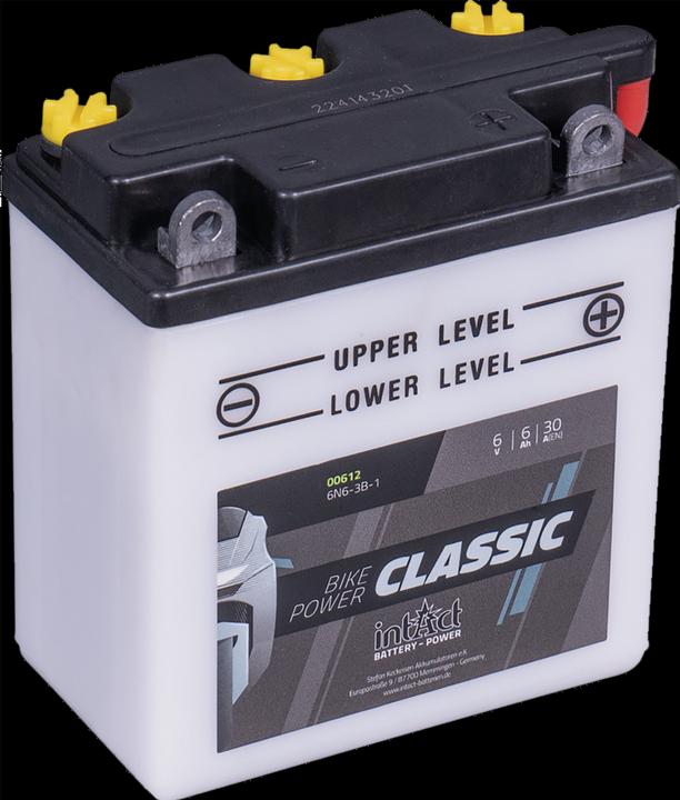 Produktbild Intact 6N6-3B Bike-Power Classic Motorradbatterie (DIN 00611) (6 V, 6 Ah, 30 A)