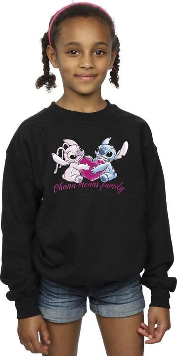 Immagine prodotto Disney Lilo And Stitch Ohana Heart With Angel Felpa Ragazze (140, 146)