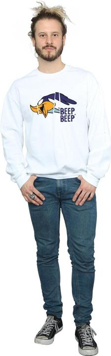 Actual product image Looney Tunes Mens Beep Beep Road Runner Sweatshirt (S)