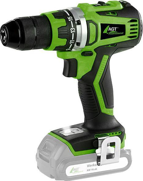 Actual product image AGT Professional Cordless drill driver AW-18.bs, brushless motor, 20 V (without battery) (Rechargeable battery operated)