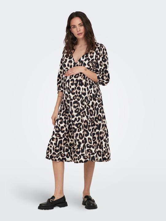 Image du produit Only Maternity Maman robe portefeuille manches 3/4 (M)