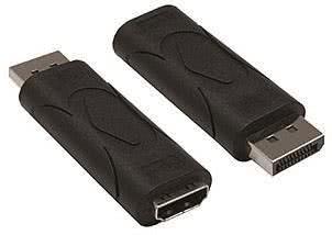 Actual product image Adapter HDMI socket to 5809000082 Displayport plug (HDMI, 16 cm)