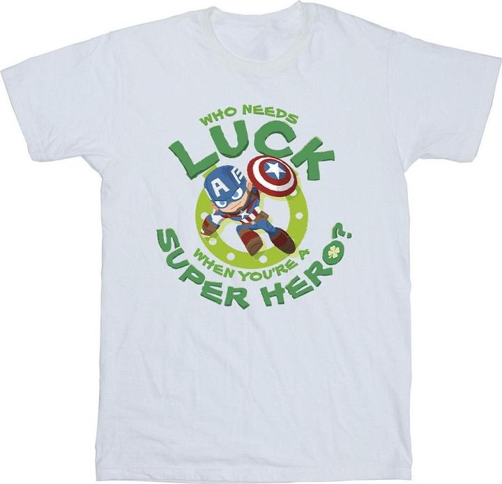 Immagine prodotto St Patrick's Day Captain America Luck Maglietta Uomo (L)
