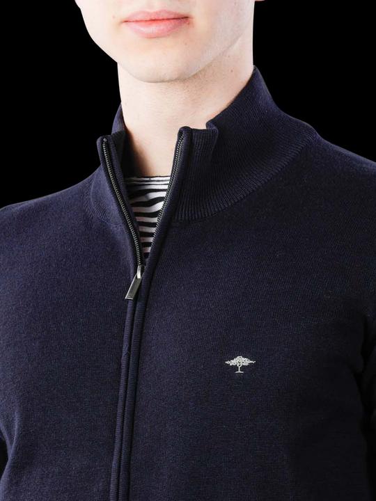 Produktbild Fynch-Hatton Cardigan-Zip Sweater navy (S)