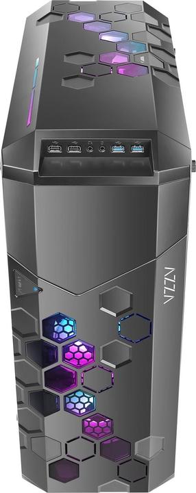 Image du produit Azza Va Fulltower ATX Storm 6000B ARGB(Win-Glass,4xRGB)2xUSB (ATX, E-ATX, mATX)