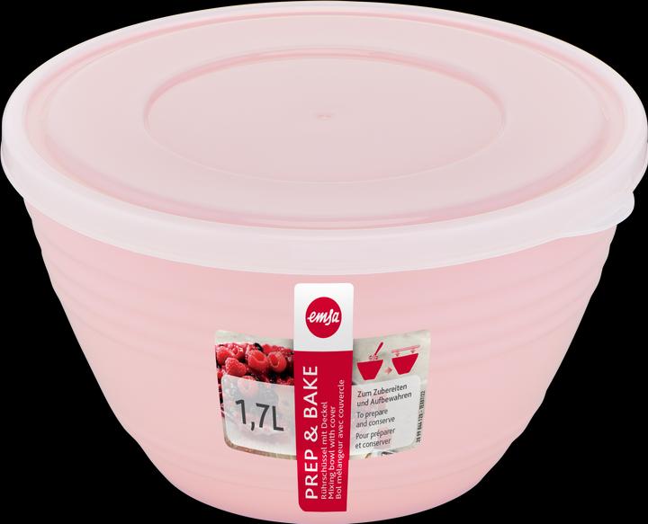 Actual product image Emsa Prep&Bake plastic mixing bowl pink w.D. 1.7L (1.70 l, 1 x)