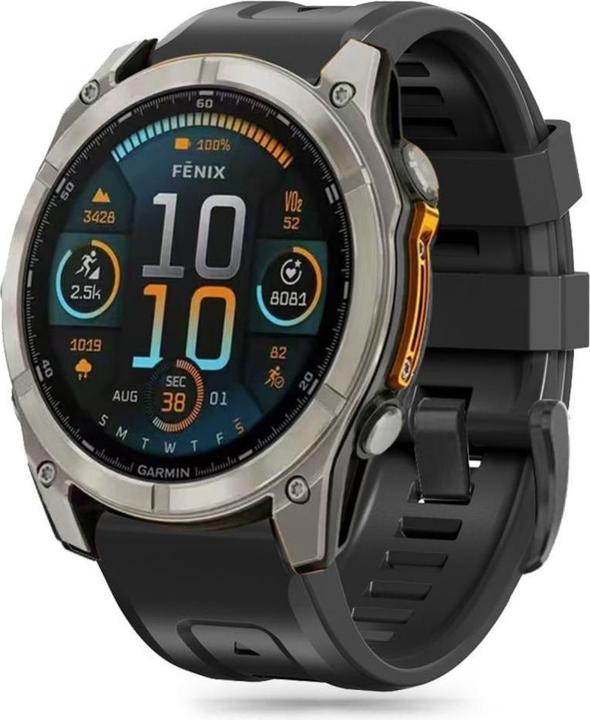 Immagine prodotto Tech-Protect Cinturino in silicone per Garmin Fenix 5X / 5X Plus / 6X / 6X Pro / 7X / 8 (51 mm) - Nero (TPU)