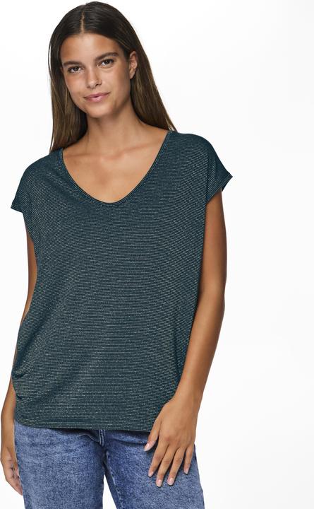 Image du produit Pieces Pcbillo Tee Lurex Stripes Noos Bc (M)
