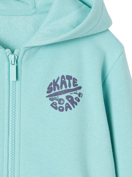 Produktbild Vertbaudet Jungen Kapuzensweatjacke BASIC mit Recycling-Polyester (128)