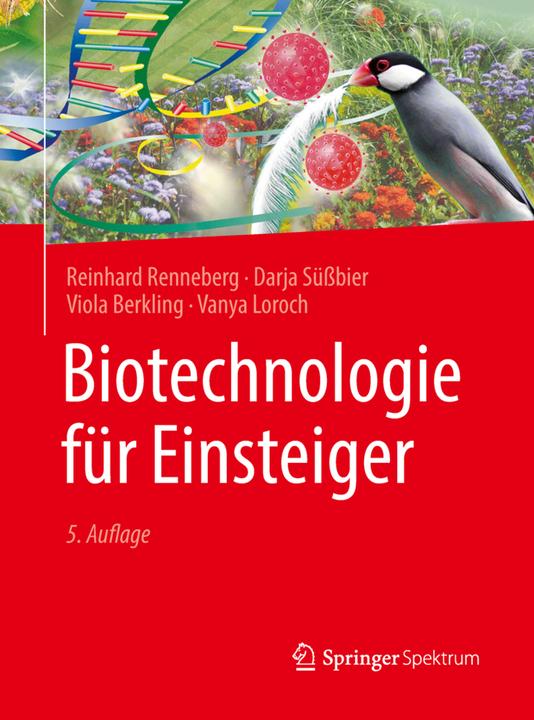 Actual product image Biotechnology for beginners (German, Violaua, Reinhard/Süssbier, Darja/Berkling, Renneberg, 2018)