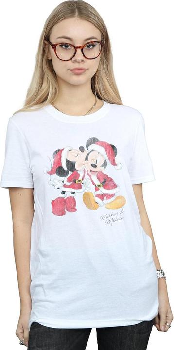 Produktbild Disney Mickey And Minnie Christmas Kiss TShirt (M)