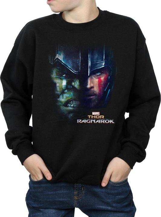 Produktbild Thor Ragnarok Hulk Split Face Sweatshirt Jungen (152, 158)