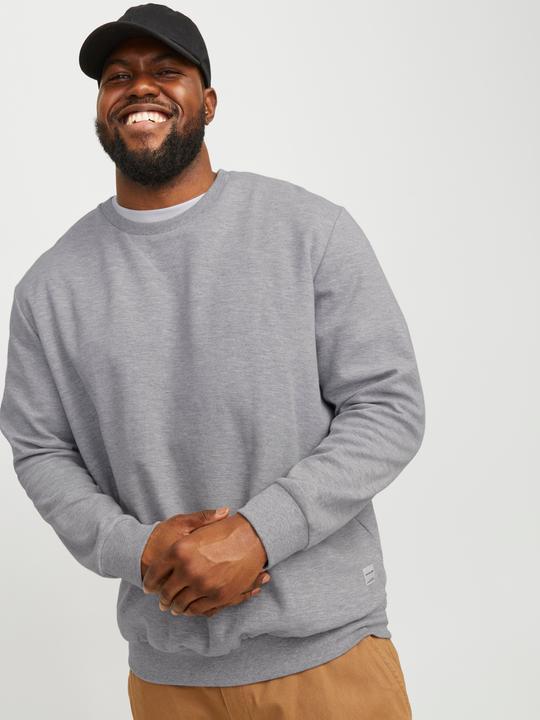 Immagine prodotto Jack & Jones Felpa monocolore plus size con collo rotondo Felpa con collo rotondo (8XL)