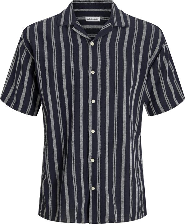 Jack & Jones Jjeenzo Stripe Resort Shirt Ss Sn