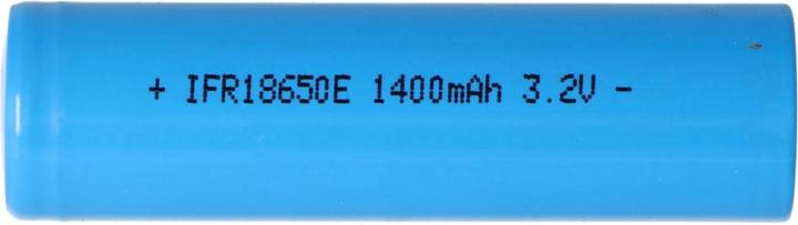 Produktbild AccuCell Akku Solar 18650 IFR Flat Top ohne Kopf ungeschützt (1 Stk., 18650, 1400 mAh)