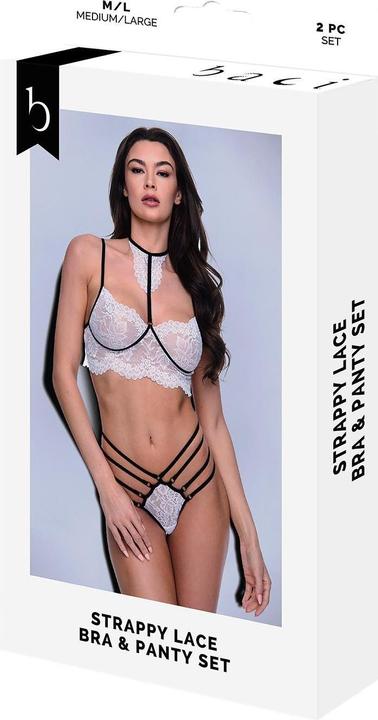Image du produit Baci 2pc Strappy Lace Bra & Panty Set (M/L)