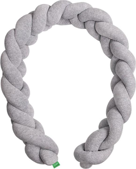 Produktbild Lulando Bettschlange im Zopfmuster aus Velour