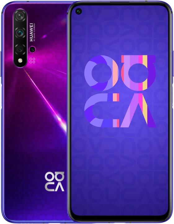 Huawei Nova 5T (128 GB, Midsummer Purple, 6.26", Dual SIM, 48 Mpx, 4G)